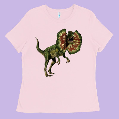 Dilophosaurus Ladies Tee Designed By Lillyallendesigns