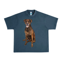Midnight Navy plott hound Urban Heavy Tee - LillyAllenDesigns