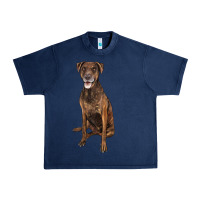 Navy plott hound Urban Heavy Tee - LillyAllenDesigns