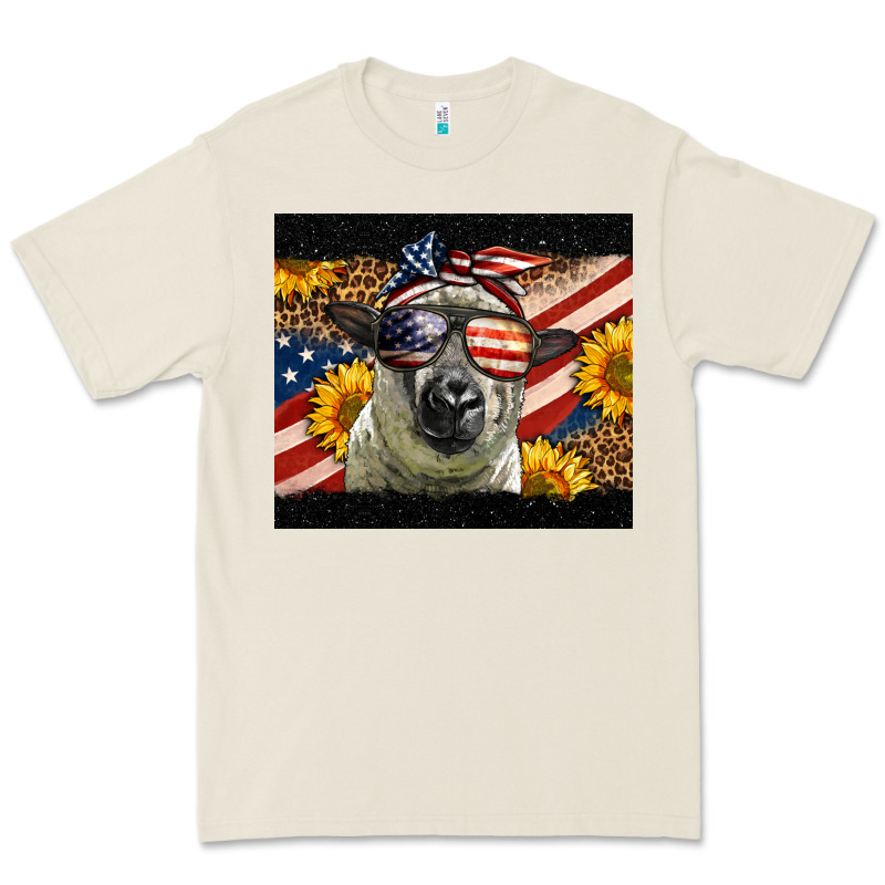 Western 4th Of July Sheep Premium Tee by LillyAllenDesigns | Teevron