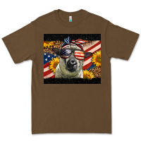 Cacao Western 4th Of July Sheep Premium Tee - LillyAllenDesigns