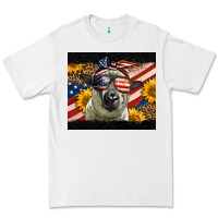 White Western 4th Of July Sheep Premium Tee - LillyAllenDesigns