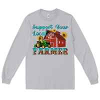 Moon Dust western support your local farmer Long Sleeve Tee - Artiststas