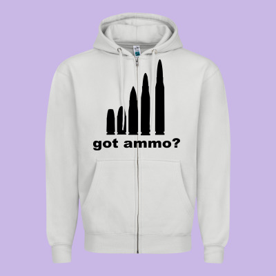 Got Ammo Zipper Hoodie Designed By Bettercallsaul
