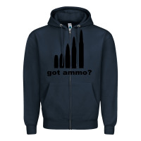 Navy Got Ammo Zipper Hoodie - Bettercallsaul