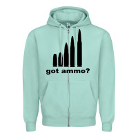 Seafoam Got Ammo Zipper Hoodie - Bettercallsaul