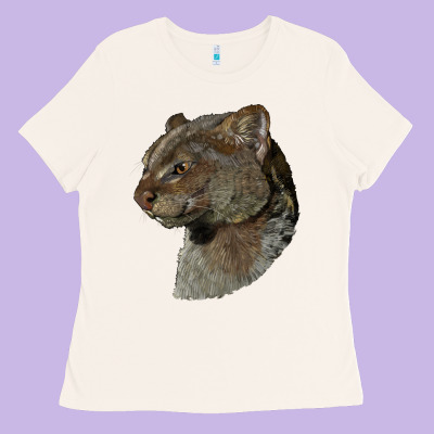 Jaguarundi Head Ladies Tee Designed By Lillyallendesigns