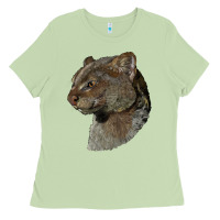 Matcha Jaguarundi Head Ladies Tee - LillyAllenDesigns