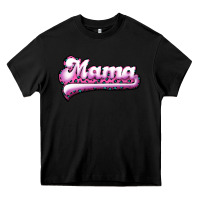 Black Mama Leopard Heavy Core Tee - RanaPortraitStore