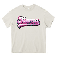 Cream Mama Leopard Heavy Core Tee - RanaPortraitStore
