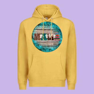 Western Turquoises Mama Ornament Premium Hoodie Designed By Barkaloodesign