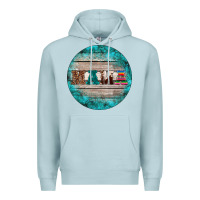 Blue Mist western turquoises mama ornament Premium Hoodie - BarkalooDesign
