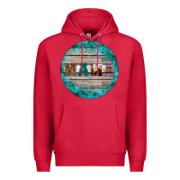 Cardinal western turquoises mama ornament Premium Hoodie - BarkalooDesign