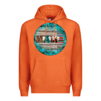 Carrot western turquoises mama ornament Premium Hoodie - BarkalooDesign