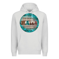 Dove Grey western turquoises mama ornament Premium Hoodie - BarkalooDesign