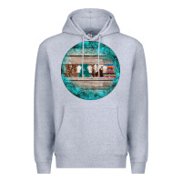 Heather Grey western turquoises mama ornament Premium Hoodie - BarkalooDesign