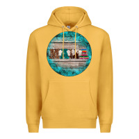Mustard western turquoises mama ornament Premium Hoodie - BarkalooDesign