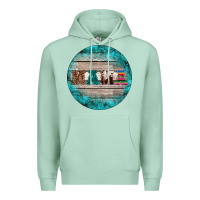 Seafoam western turquoises mama ornament Premium Hoodie - BarkalooDesign