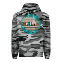 Slate Camo western turquoises mama ornament Premium Hoodie - BarkalooDesign