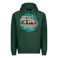 Sports Green western turquoises mama ornament Premium Hoodie - BarkalooDesign