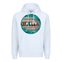 White western turquoises mama ornament Premium Hoodie - BarkalooDesign