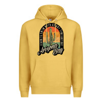 Antique Gold Arizona Bay Swim Team Premium Hoodie - DesigneFamous