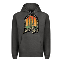 Charcoal Heather Arizona Bay Swim Team Premium Hoodie - DesigneFamous