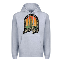Heather Grey Arizona Bay Swim Team Premium Hoodie - DesigneFamous