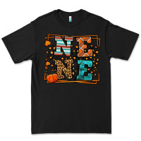 Black Fall Autumn Leopard Nene Premium Tee - LillyAllenDesigns