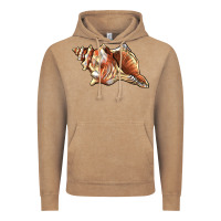 Vintage Coffee sea   shell Vintage Hoodie - BarkalooDesign