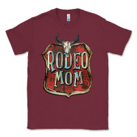 Burgundy Rodeo mom Mother's Day Classic Tee - FaDigitalArtStudio