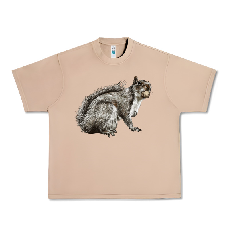 Gray Squirrel Urban Heavy Tee by LillyAllenDesigns | Teevron