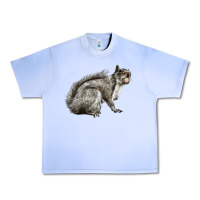 Grape Ice Gray Squirrel Urban Heavy Tee - LillyAllenDesigns