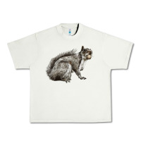 Pistachio Gray Squirrel Urban Heavy Tee - LillyAllenDesigns