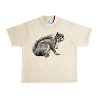 Sandshell Gray Squirrel Urban Heavy Tee - LillyAllenDesigns