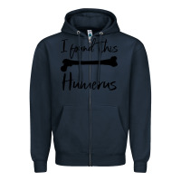 Navy I Found This Humerus Zipper Hoodie - Bettercallsaul