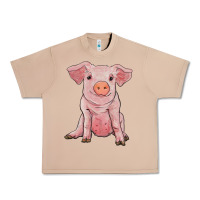 Burro sitting pig Urban Heavy Tee - RanaPortraitStore