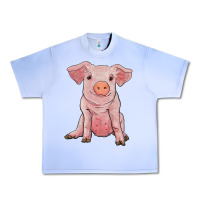 Grape Ice sitting pig Urban Heavy Tee - RanaPortraitStore