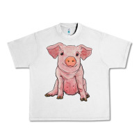 Lunar Rock sitting pig Urban Heavy Tee - RanaPortraitStore