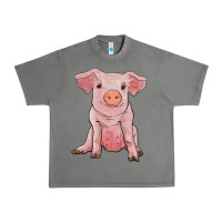 Tornado sitting pig Urban Heavy Tee - RanaPortraitStore