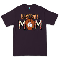 Plum Baseball Mom Premium Tee - CowhideDigitalArt