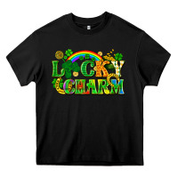 Black lucky charm Heavy Core Tee - FaDigitalArtStudio