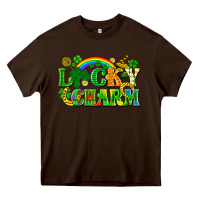 Chocolate Brown lucky charm Heavy Core Tee - FaDigitalArtStudio