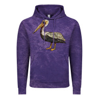 Cloud Purple louisiana state bird pelican Vintage Hoodie - BarkalooDesign