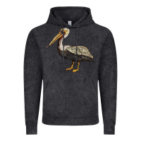 Vintage Black louisiana state bird pelican Vintage Hoodie - BarkalooDesign