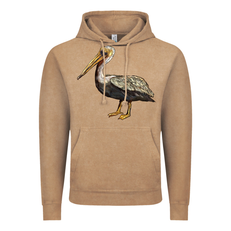 Louisiana State Bird Pelican Vintage Hoodie by BarkalooDesign | Teevron