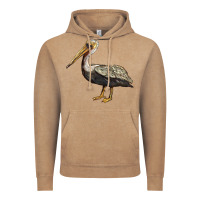 Vintage Coffee louisiana state bird pelican Vintage Hoodie - BarkalooDesign
