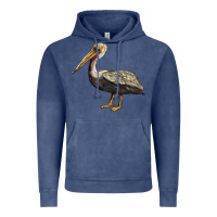 Vintage Denim louisiana state bird pelican Vintage Hoodie - BarkalooDesign
