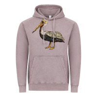 Vintage Zinc louisiana state bird pelican Vintage Hoodie - BarkalooDesign