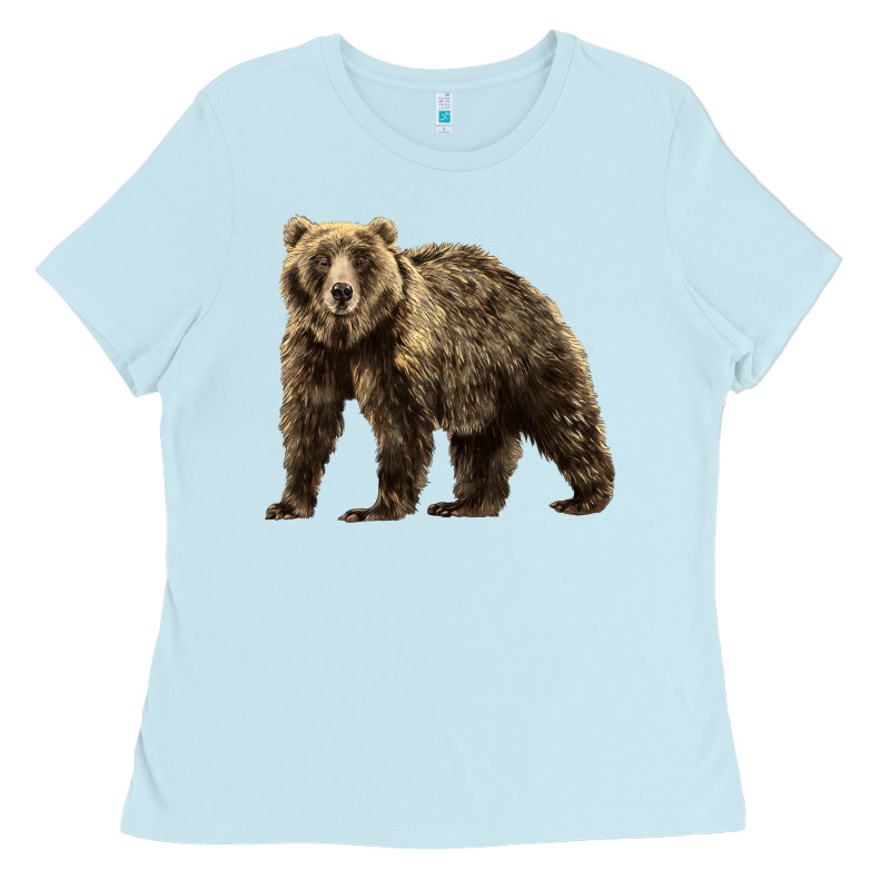 Brown Bear Ladies Tee by LillyAllenDesigns | Teevron